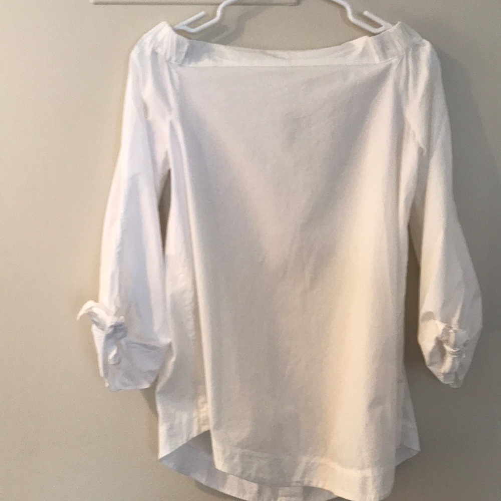 Off the shoulder white tunic. Free People.
